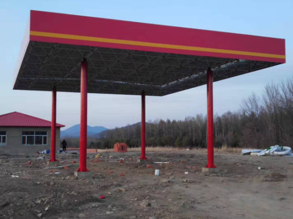 延边加油站网架