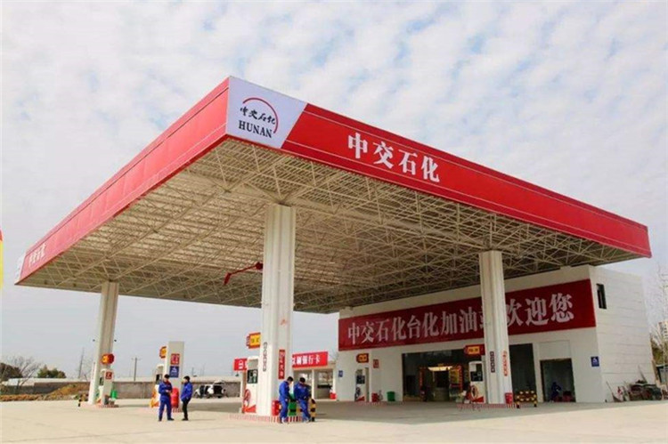 延边加油站钢结构网架案例6